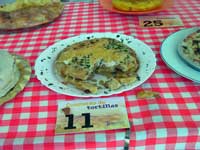 Tercer Premio. Sándwich de tortilla de patata y frutos secos