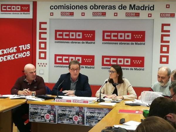 Foto cedida por CCOO Madrid