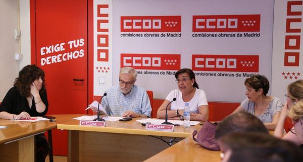 Foto cedida por CCOO Madrid